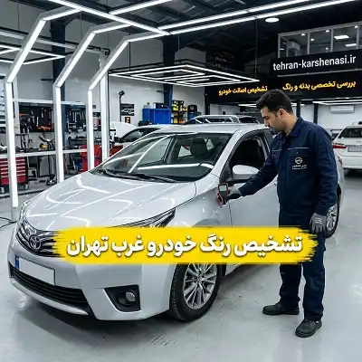تشخیص رنگ اتومبیل حرفه ای